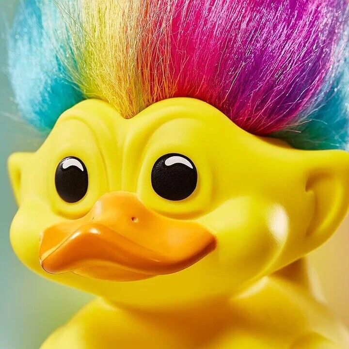 Official Tubbz Trolls Rainbow Troll TUBBZ Cosplay Duck Collect Set Boxed - SOScollectible