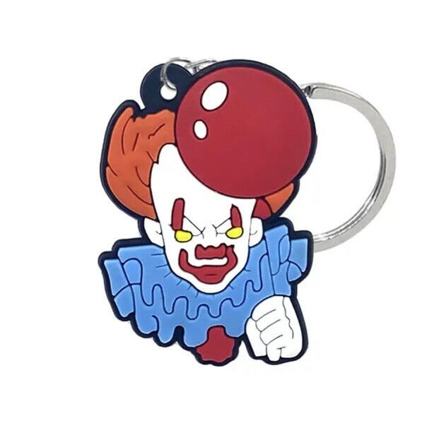 Pennywise Balloon 🎈 Keyring, Keychain Ring Stephen King IT Horror Movie Gift - SOScollectible