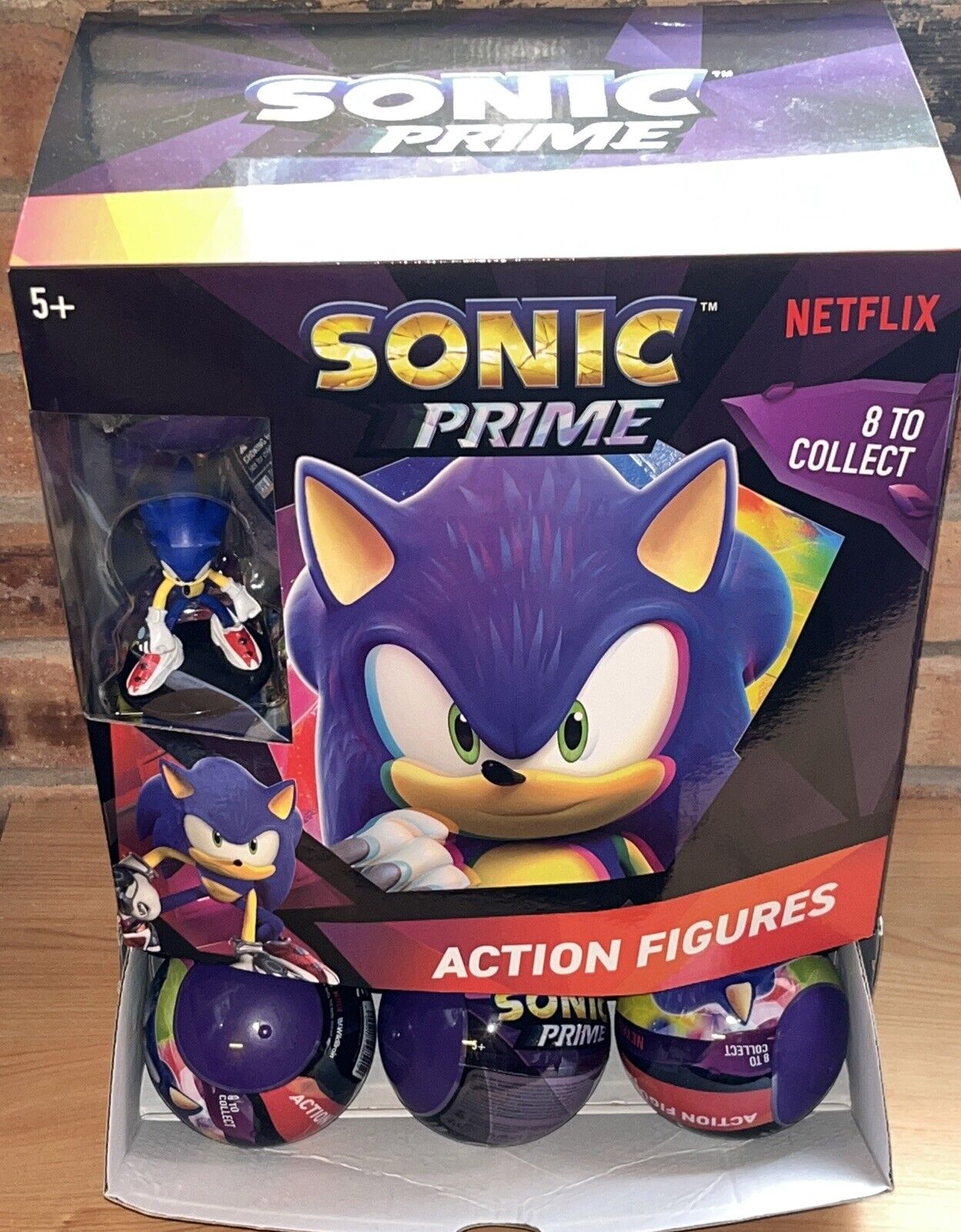 P.M.I. 4x Official Sonic Prime Capsule Pack S1 Action Figure 4x Random Balls - SOScollectible