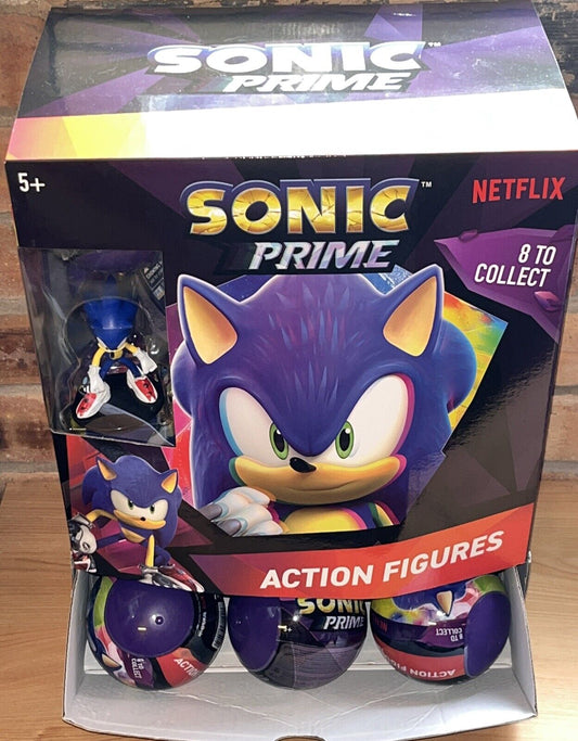 P.M.I. 4x Official Sonic Prime Capsule Pack S1 Action Figure 4x Random Balls - SOScollectible