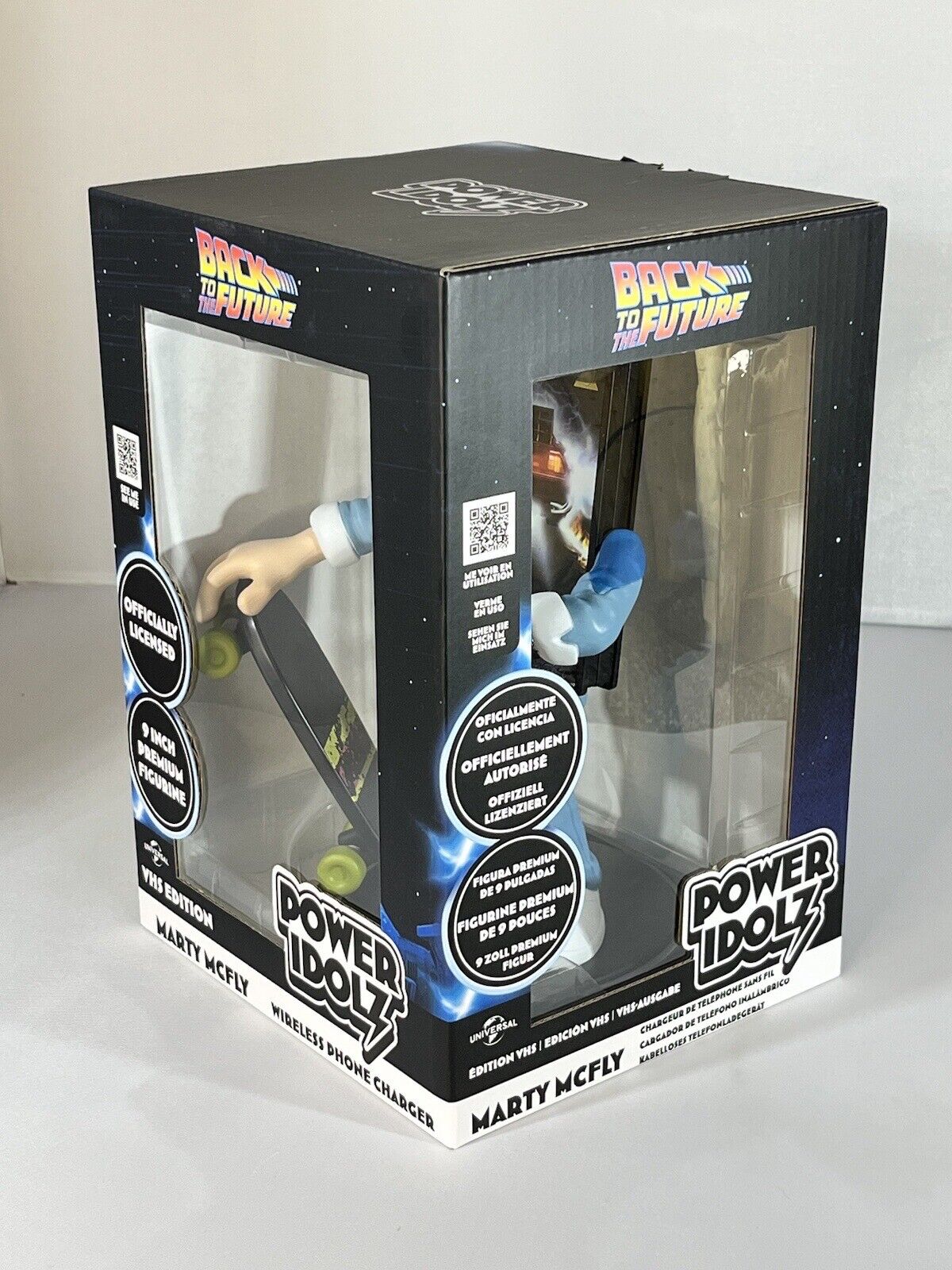 Pop Back To Future Marty Checking Watch Vinyl Fig Wireless Charging Collectible - SOScollectible