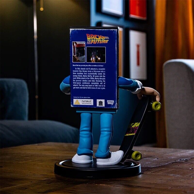 Pop Back To Future Marty Checking Watch Vinyl Fig Wireless Charging Collectible - SOScollectible