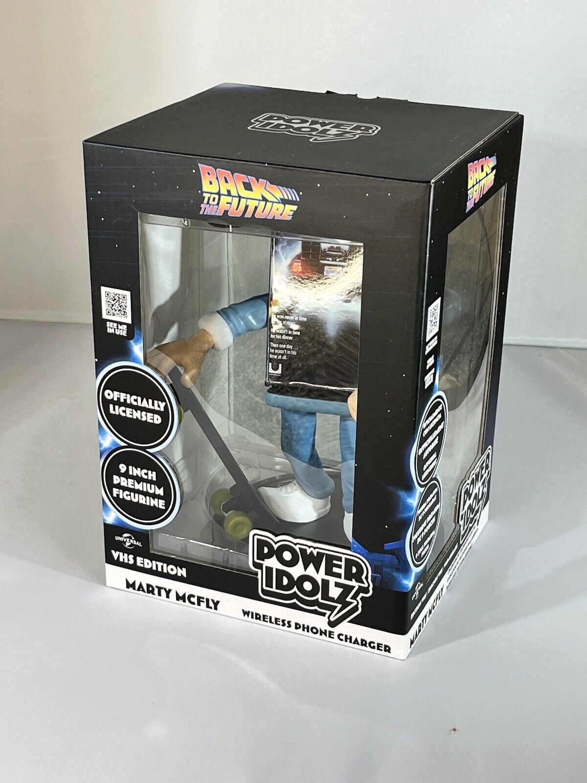 Pop Back To Future Marty Checking Watch Vinyl Fig Wireless Charging Collectible - SOScollectible