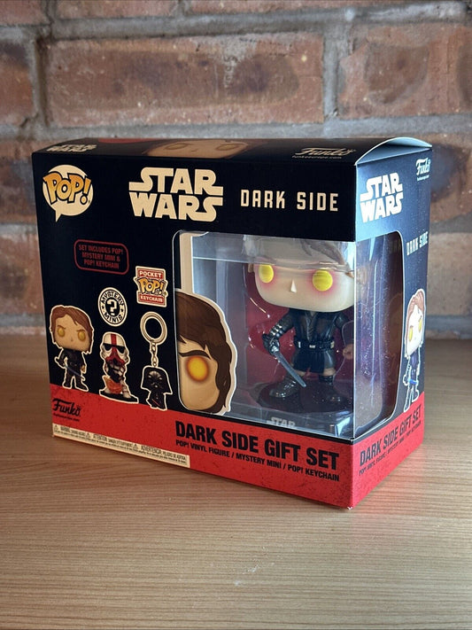 POP! Vinyl: Star Wars The Dark Side Gift Set 2024 Mystery Pocket Pop Vader Key - SOScollectible