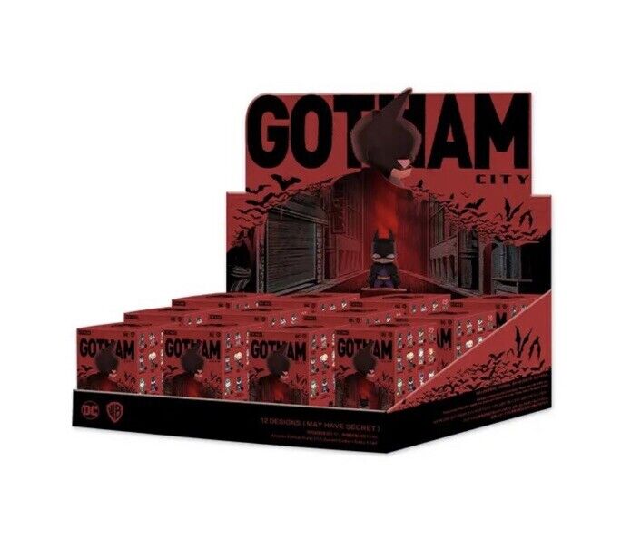 Popmart Dc Gotham City Series 1x Random Box Batman Trendy Toy Gift 🇬🇧 - SOScollectible