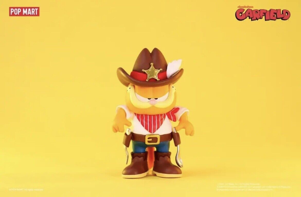 Popmart Garfield Cowboy Daydream Series Movie Cat Blind Box Figure Gift 🇬🇧 - SOScollectible