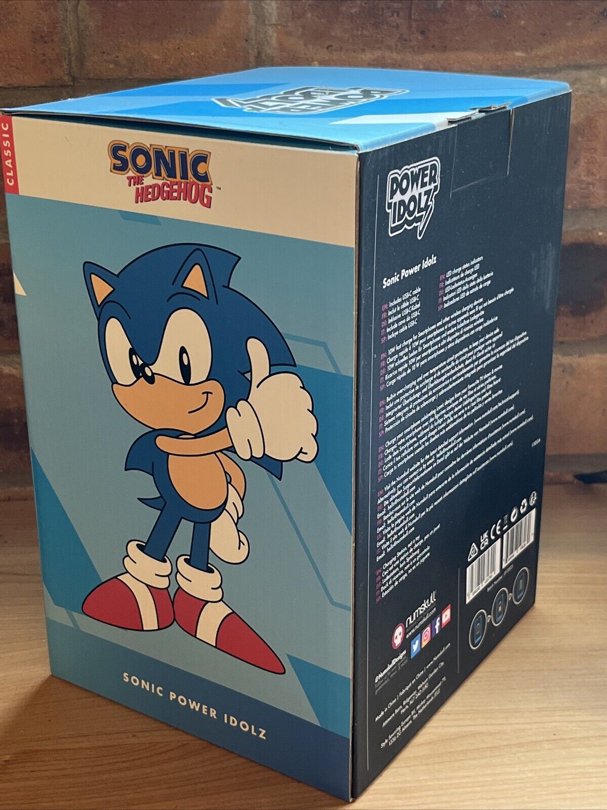 Power Idolz - Wireless Charger Phone - Sonic The Hedgehog SEGA Game Vinyl Qi - SOScollectible