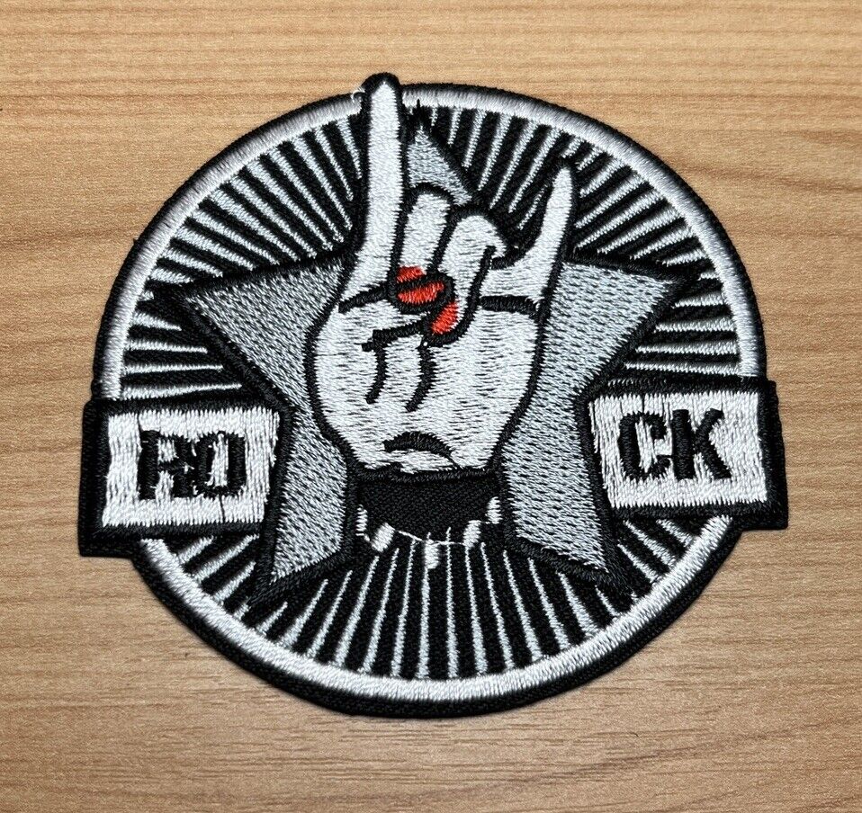 Praying Hand, Heart hand, rock n roll hand Iron on Sew on Embroidered Patch - SOScollectible