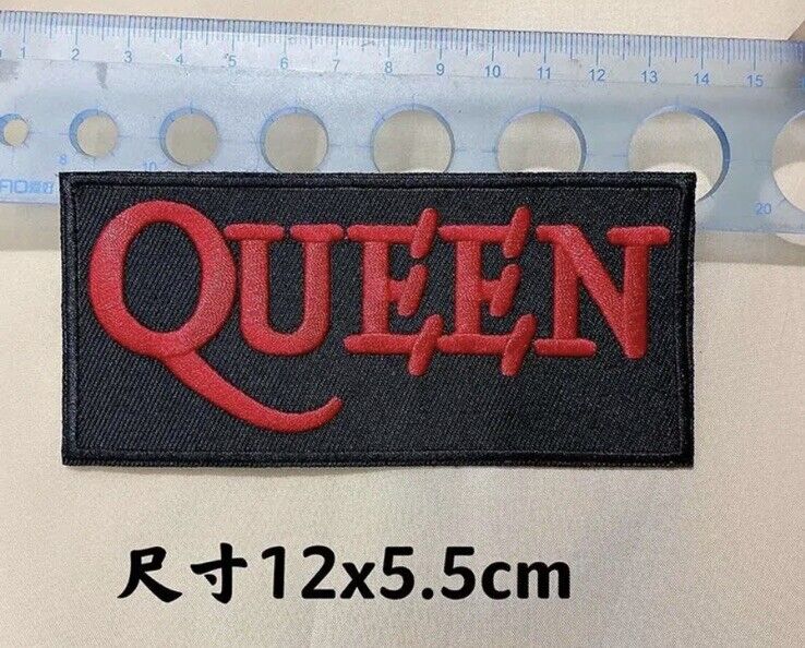 Queen Logo Iron On /sew On Patch Rock Band Mercury Cult - SOScollectible