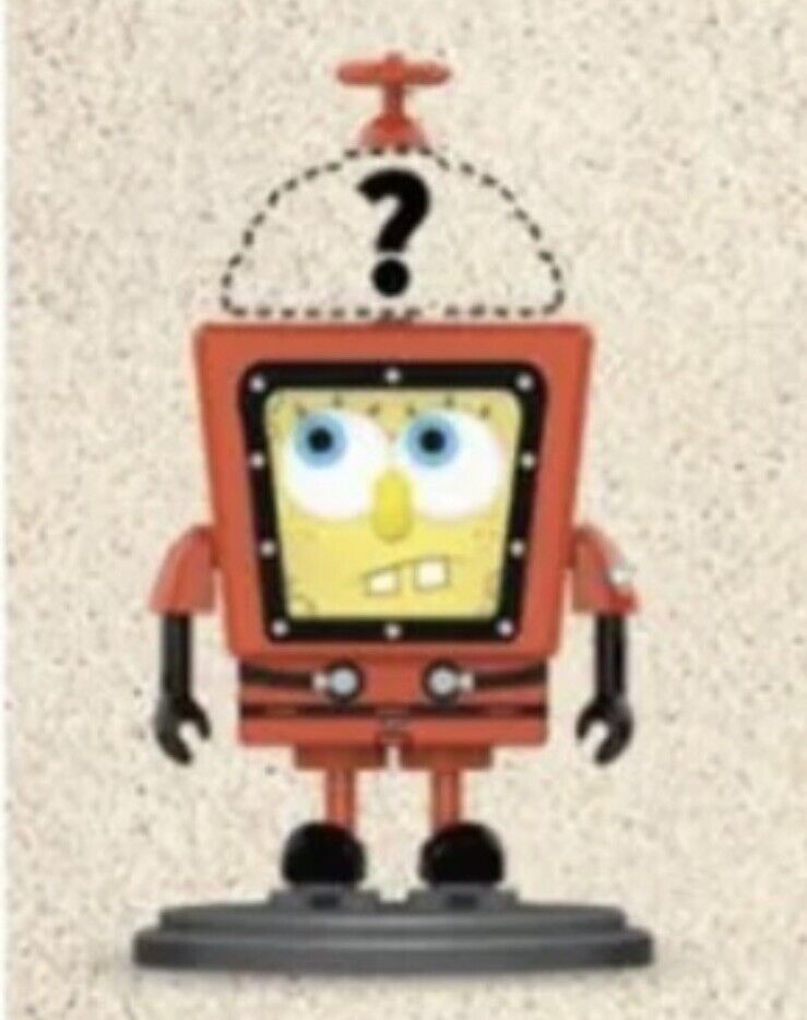 Red Jumpsuit Spongebob - Flying Brain Brick Series Confirmed Blind Box Fig - SOScollectible