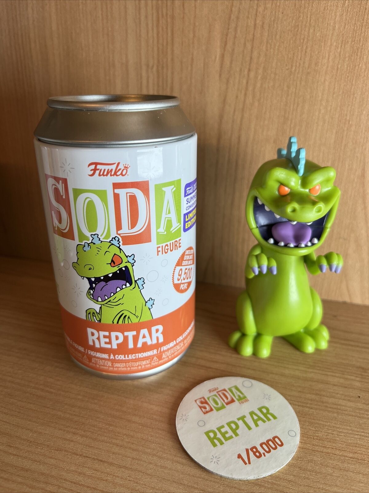 Reptar Funko Soda Vinyl Figure! - Rugrats - SDCC 2023 Shared Exclusive LE9500 Pc - SOScollectible