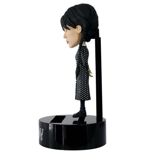 OFFICIAL NECA WEDNESDAY ADDAMS SOLAR POWERED BODY KNOCKER FIGURE DOLL DUE IN 4/4