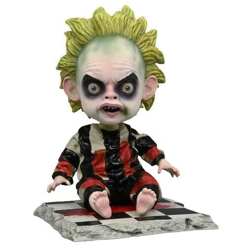 Official NECA Baby Beetlejuice Head Knocker Bobblehead Cult Movie Due In 28/3