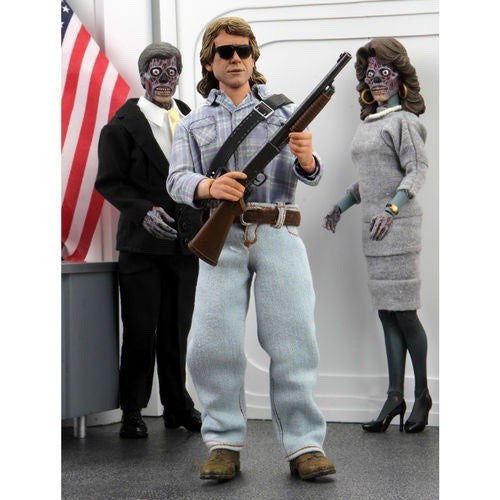 NECA John Carpenter THEY LIVE Retro Figure 2-Pack Aliens They Live In Stk Now