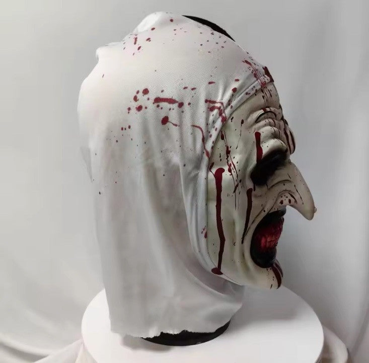 Terrifier 3 Scary Art the Clown Cosplay Bloody Latex Mask Halloween Party Prop