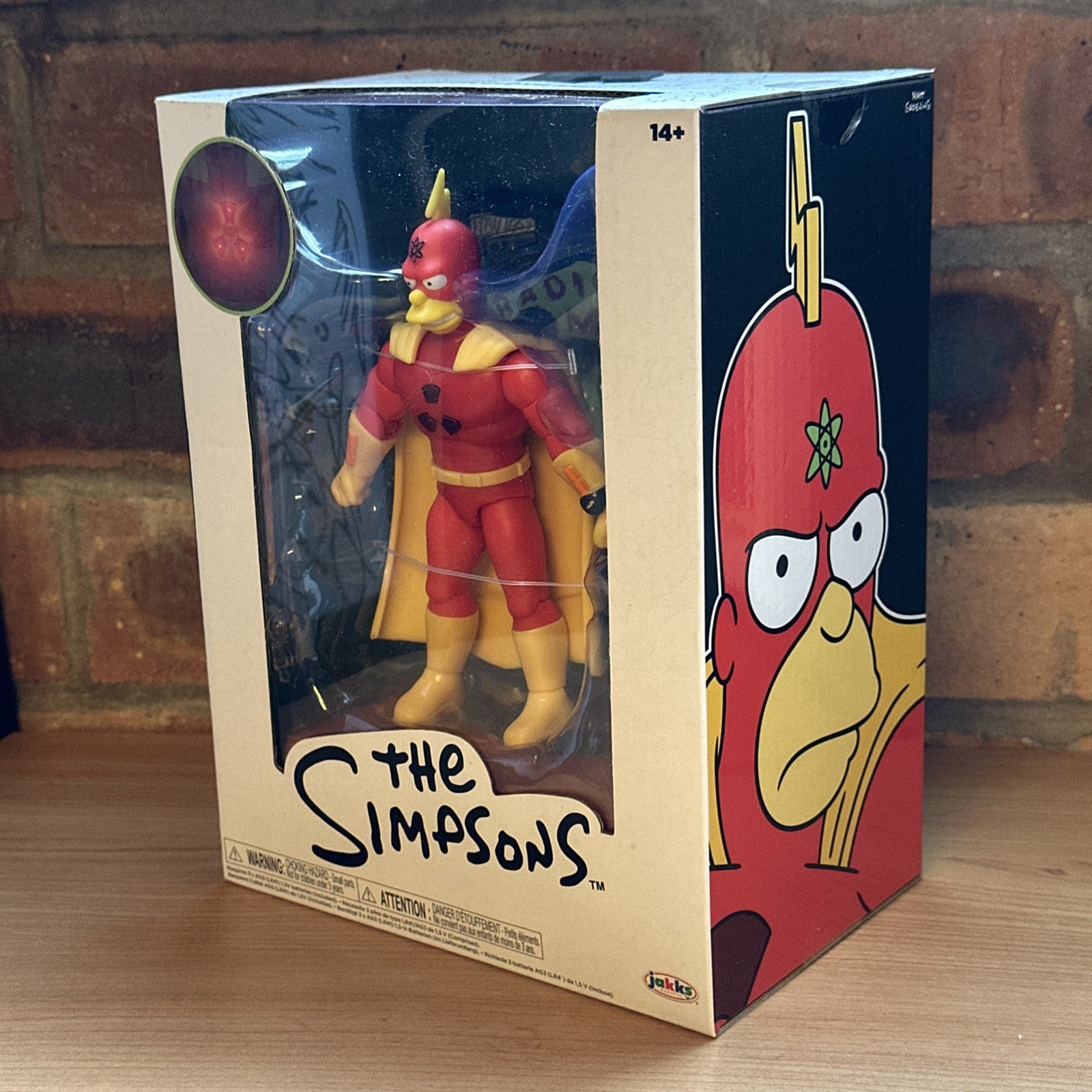 The Simpsons Radioactive Man Premium 5 inch Scale Action Figure - Jakks Pacific