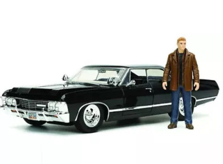 Jada Toys 1:24 Hollywood Rides Diecast Supernatural Chevy Impala Dean In Stk Mar