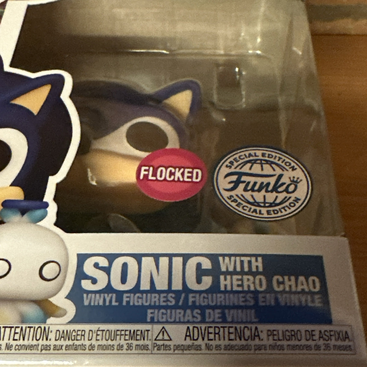 FUNKO POP! Sonic The Hedgehog FLOCKED SONIC HERO CHAO In Stock NOW  Ltd Ed5