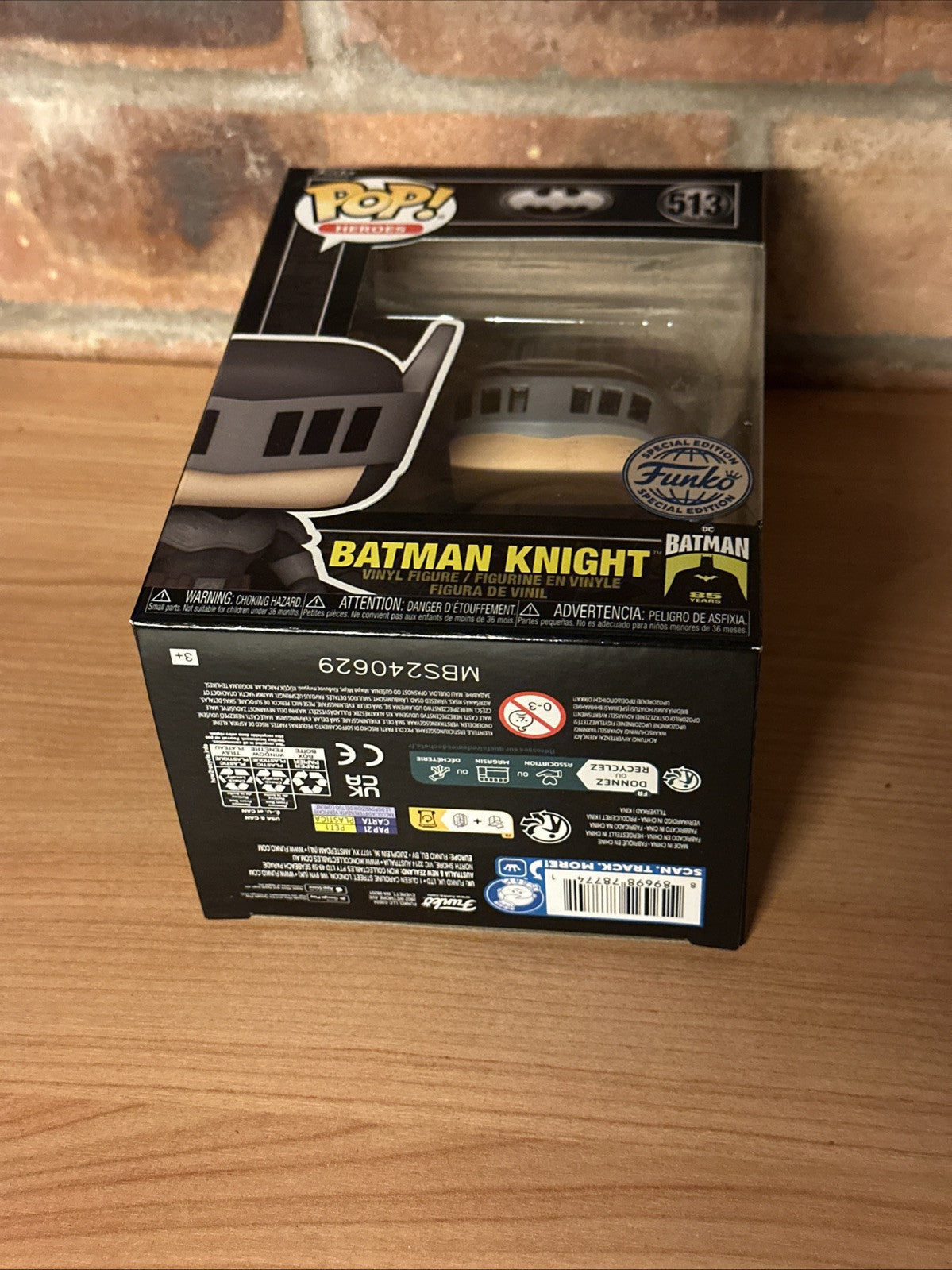 Funko Pop Heroes BATMAN KNIGHT #513 EXCLUSIVE Vinyl Figure  Ltd Ed