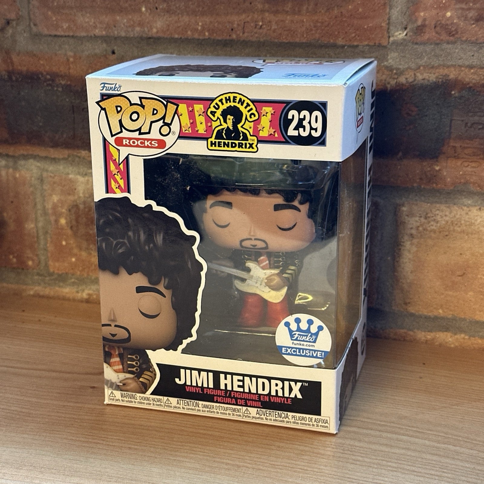 JIMI HENDRIX NAPOLEONIC HUSSAR JACKET EXCLUSIVE FUNKO POP ROCKS #239 IN STOCK