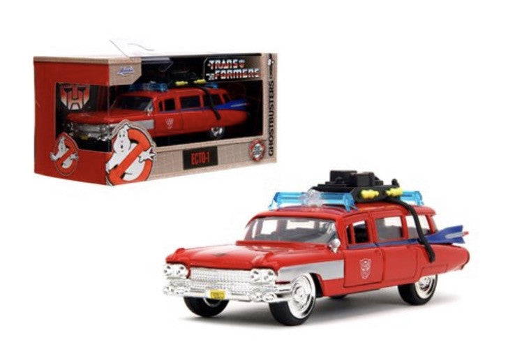 Jada 1:32 35863 Ghostbusters – ECTO-1 40th Anniversary mash up In Stk End Mar