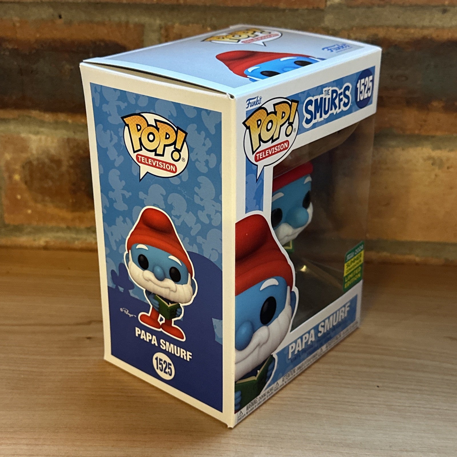 Funko Pop! The Smurfs - Papa Smurf With Magic Book #1525 2024 Summer Convention