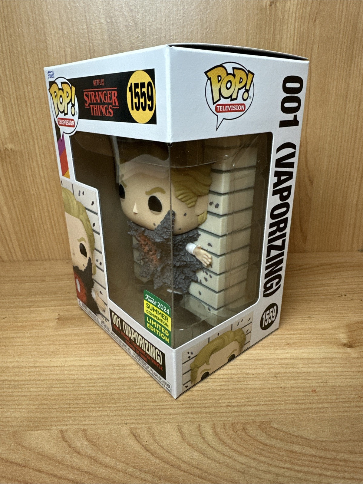 Funko Pop Television Stranger Things 001 Vaporizing Summer Con 2024 Ltd Edition