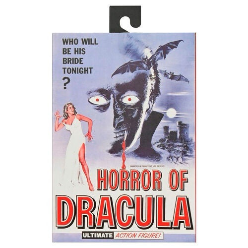 OFFICIAL NECA HAMMER HORROR DRACULA (1958) COUNT DRACULA ULTIMATE 7" FIG DUE 4/4