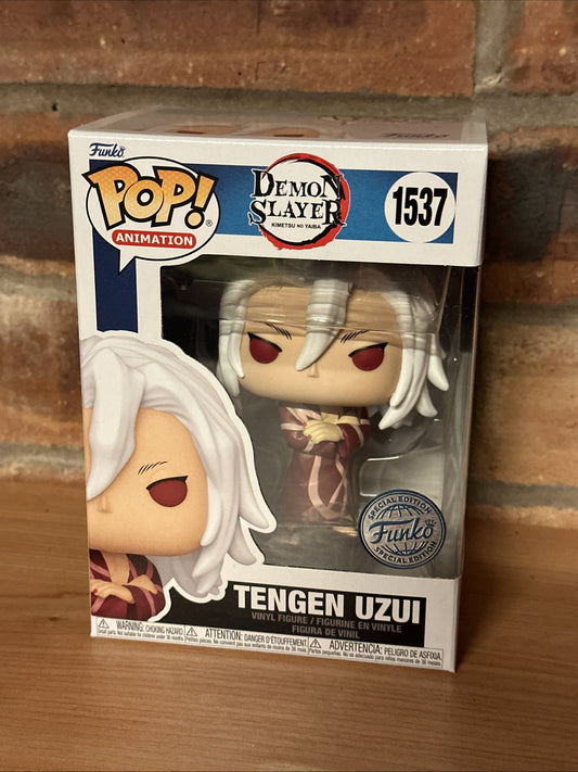 Funko Pop! Demon Slayer 1537 Tengen Uzui Kimono Funko Exclusive In Protector