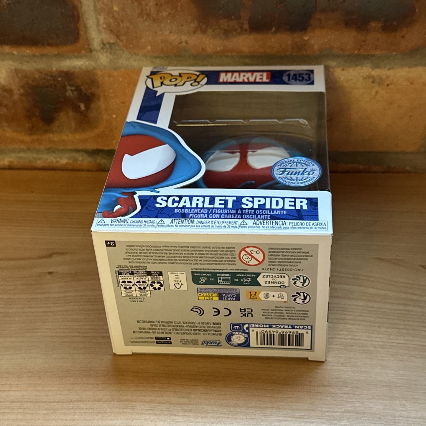 SCARLET SPIDER #1453 FUNKO POP!MARVEL COMICS Special Edition Sticker Ltd Ed