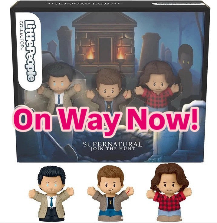 Fisher Price Little People Collector Supernatural Set Of 3 Figures In Stock NOW