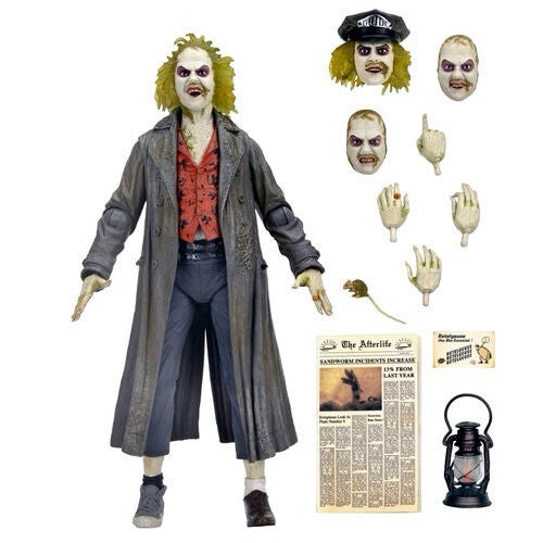 NECA BEETLEJUICE (1988) Tour Guide Bio-Exorcist Beetlejuice 7" figure Due In 4/4