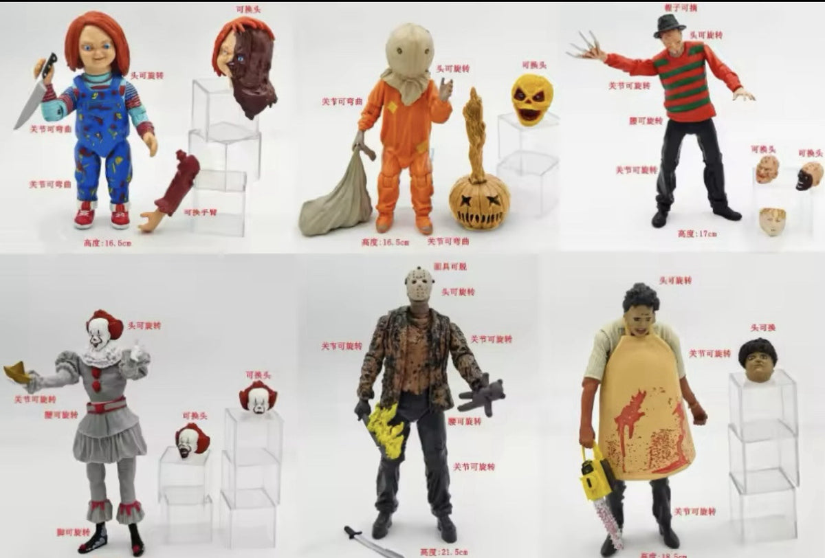 Sam Scarecrow Moveable Action Horror Figures Unboxed Halloween Pumpkin1