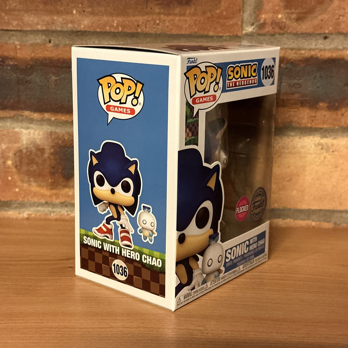FUNKO POP! Sonic The Hedgehog FLOCKED SONIC HERO CHAO In Stock NOW  Ltd Ed2