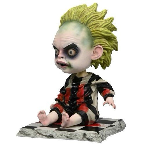 Official NECA Baby Beetlejuice Head Knocker Bobblehead Cult Movie Due In 28/3