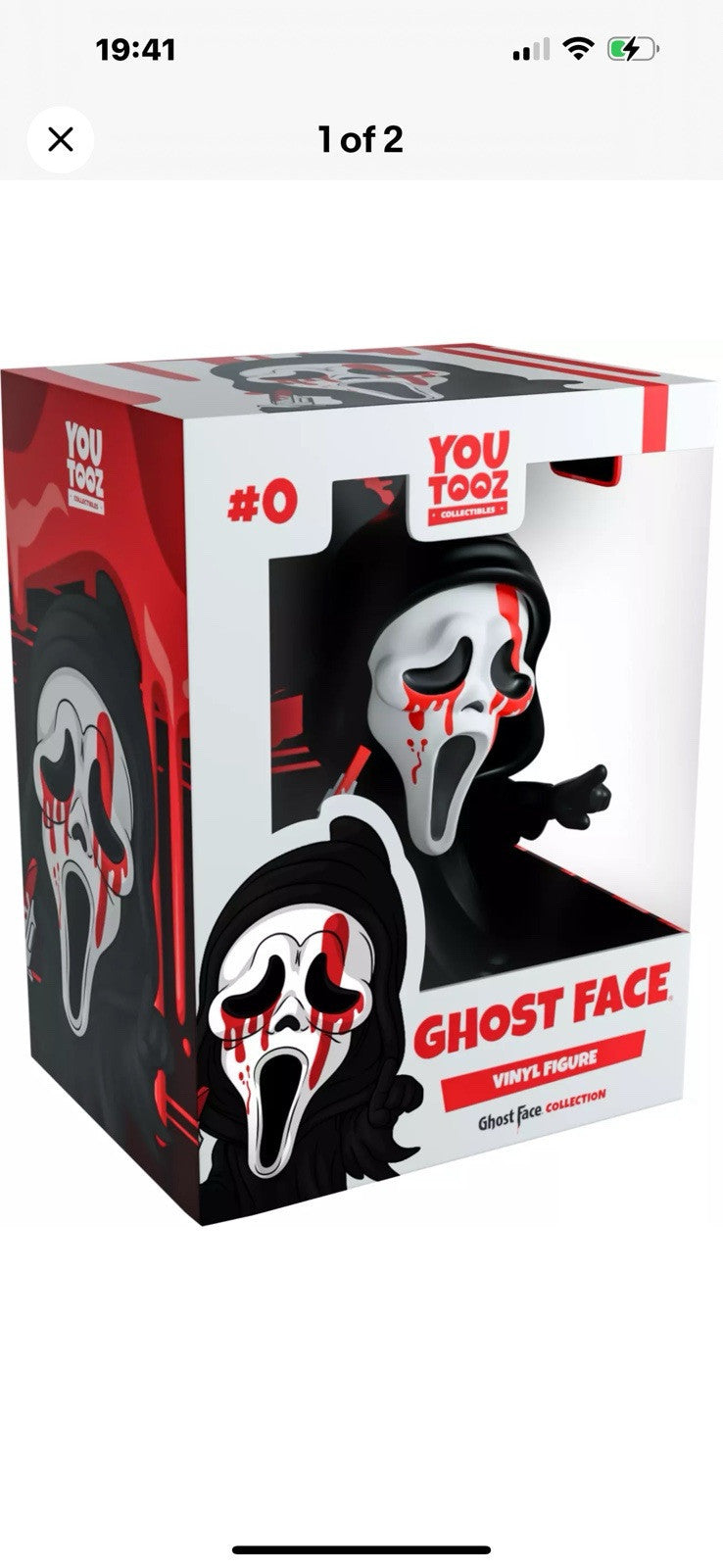 Youtooz: Bloody Ghost Face Collection Ghost Face Ltd Ed Vinyl Figure #0 In 2wks