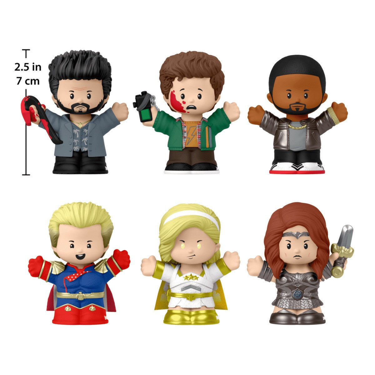 The Boys (2019) - Fisher-Price Little People Collector Figure Set 6-Pack In 2wks