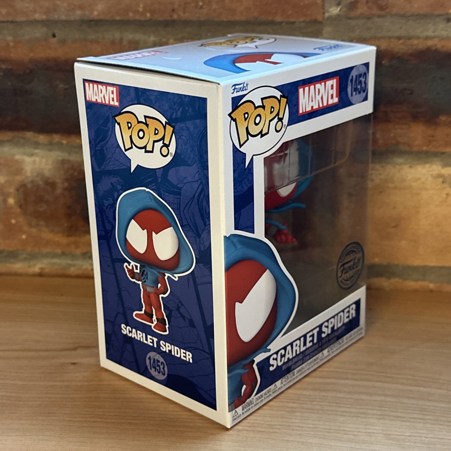 SCARLET SPIDER #1453 FUNKO POP!MARVEL COMICS Special Edition Sticker Ltd Ed