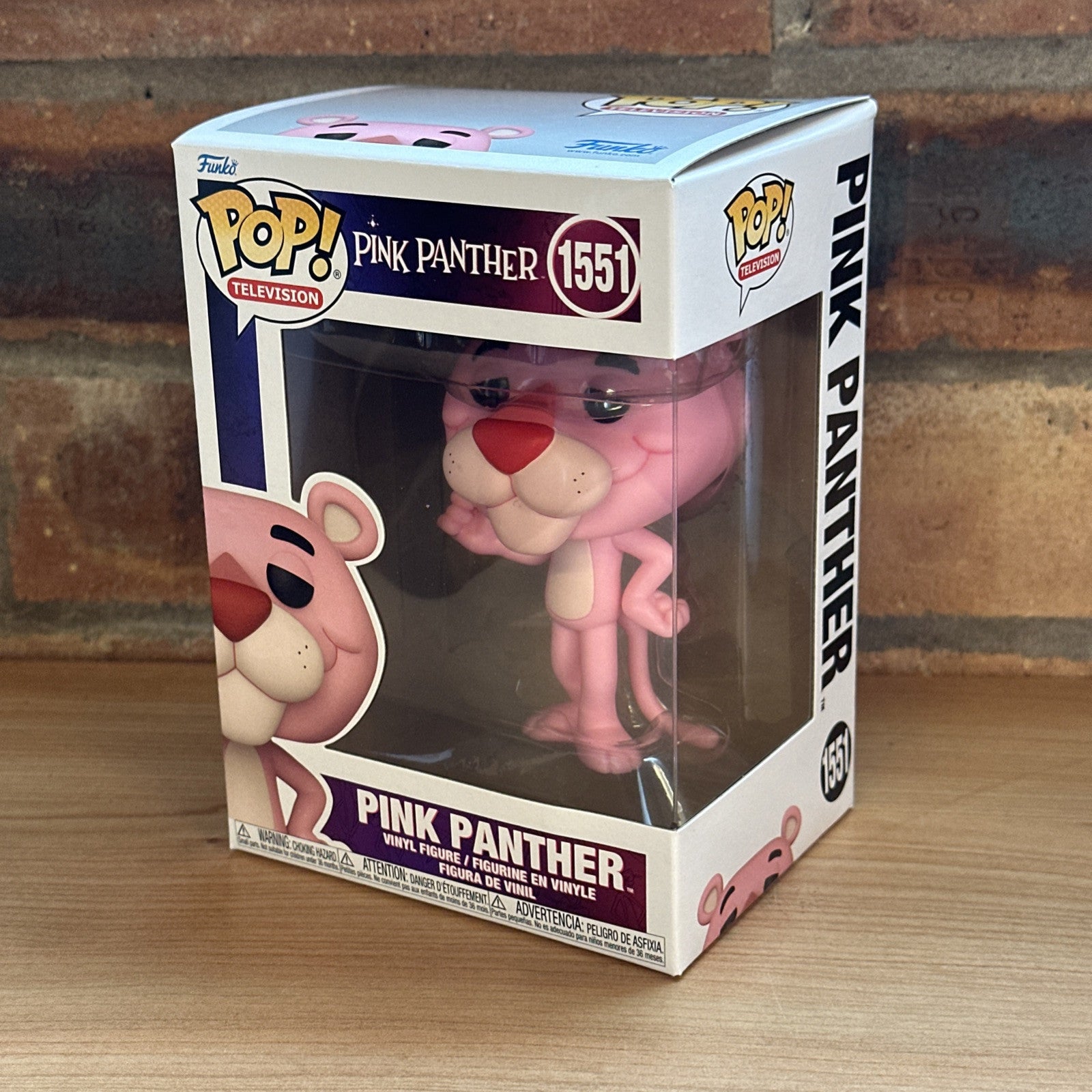 Funko Pop! Pink Panther - Pink Panther #1551 Cult Cartoon Movie Vinyl Figure