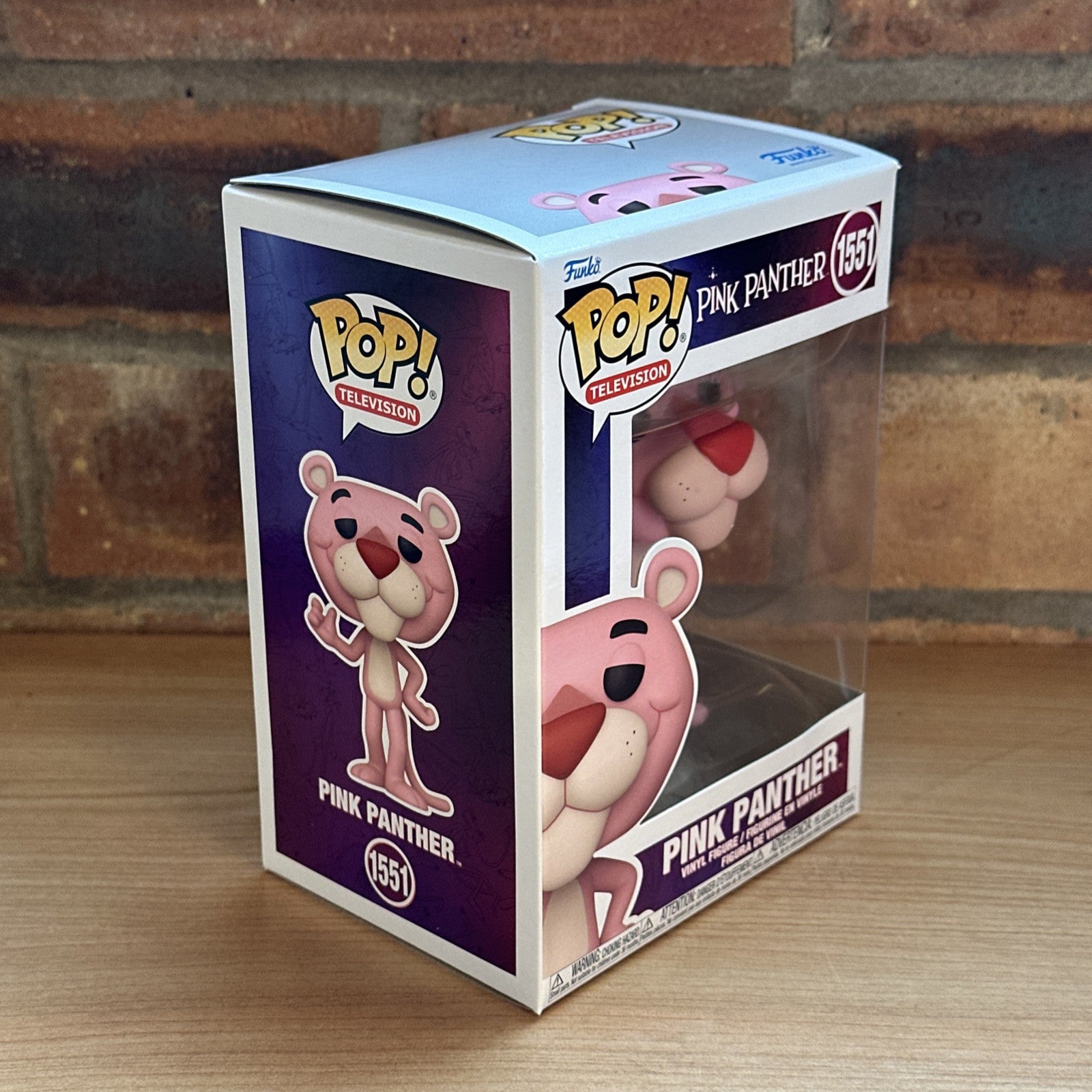 Funko Pop! Pink Panther - Pink Panther #1551 Cult Cartoon Movie Vinyl Figure