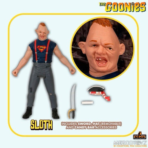 Official Mezco GOONIES Set Of 5  FIGURES Sloth DATA CHUNK Mikey Mouth Due In 8/4