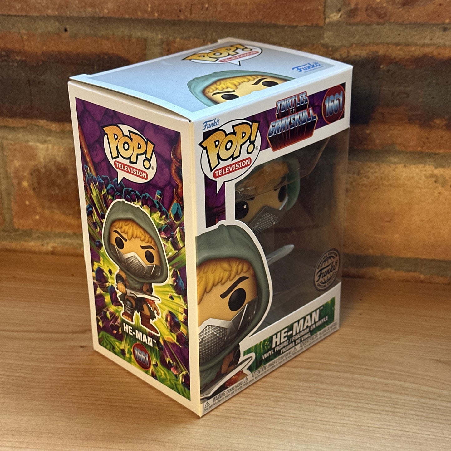 Funko Pop! Turtles of Grayskull HE-MAN Motu EXC Target Con 2025 Funko Sticker