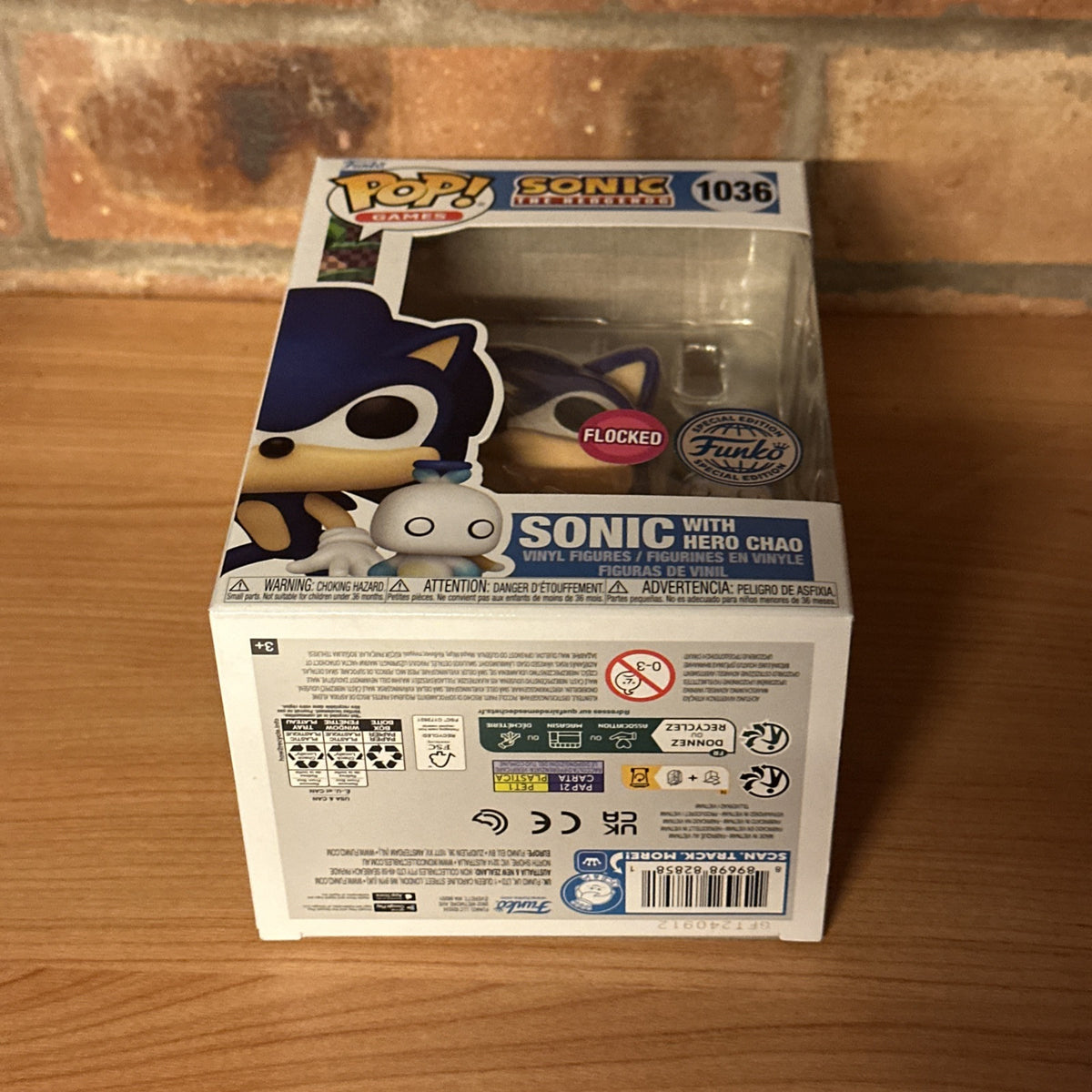 FUNKO POP! Sonic The Hedgehog FLOCKED SONIC HERO CHAO In Stock NOW  Ltd Ed4