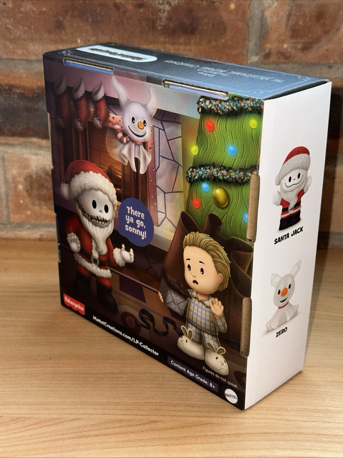 Little People Disney Nightmare Before Christmas Santa Jack Set New W Ltd Ed