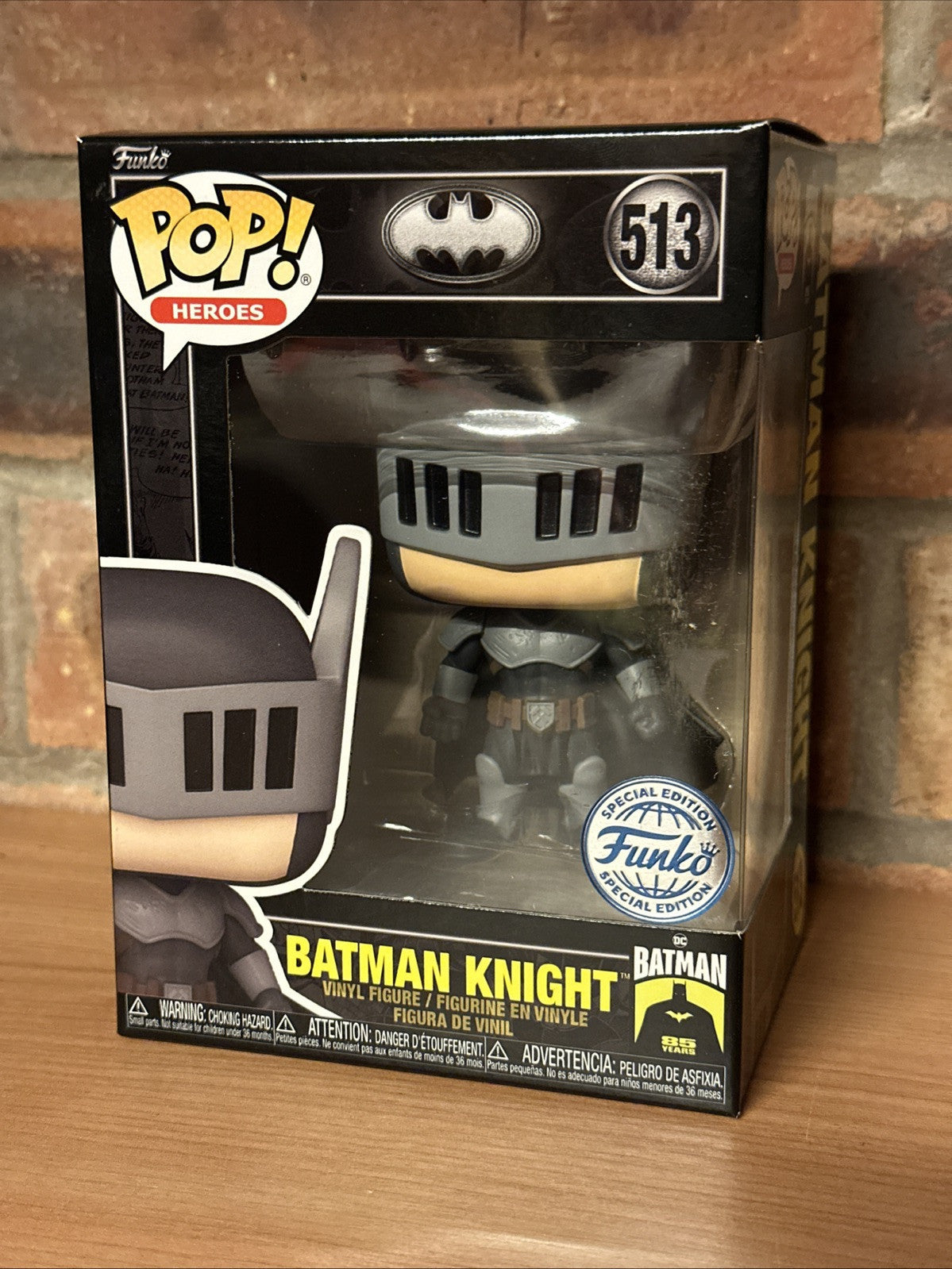 Funko Pop Heroes BATMAN KNIGHT #513 EXCLUSIVE Vinyl Figure  Ltd Ed