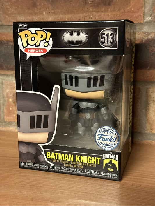 Funko Pop Heroes BATMAN KNIGHT #513 EXCLUSIVE Vinyl Figure  Ltd Ed