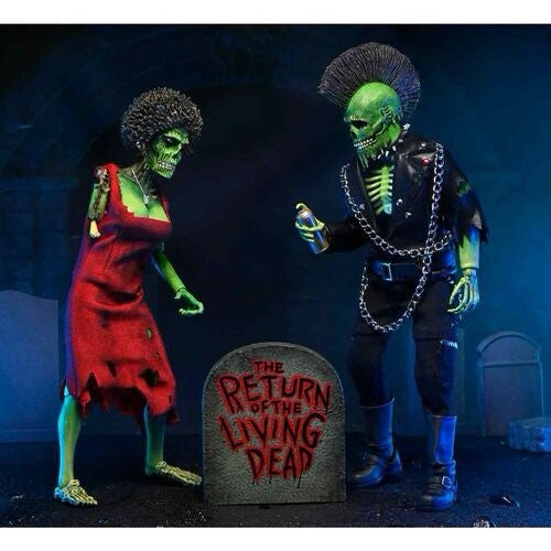 NECA RETURN OF THE LIVING DEAD  2-PACK TRASH & SUICIDE 20cm Window Box Due 4/6