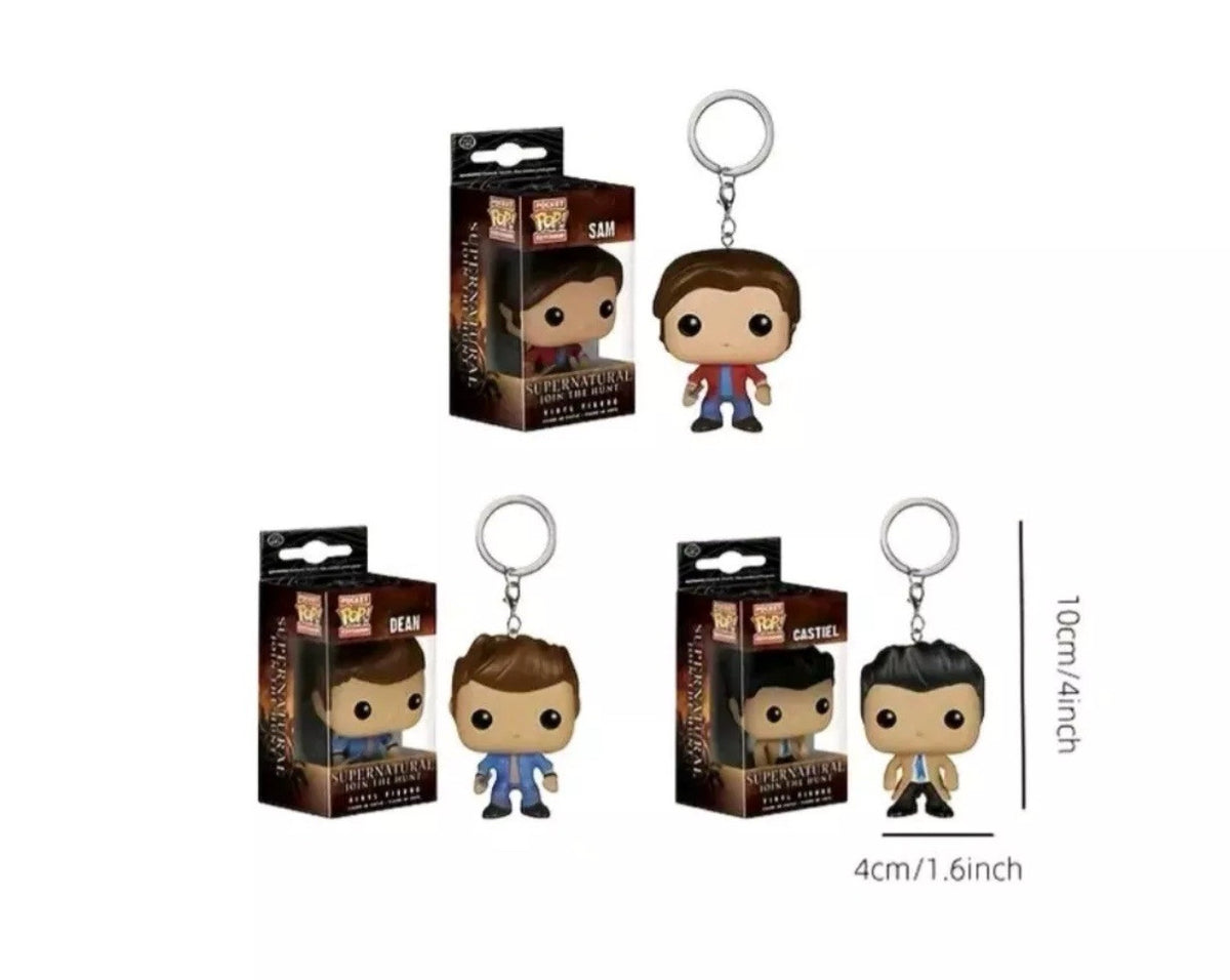 Castiel Supernatural Pocket Pop Keyring Collectable Vinyl Figure Cult Keychain2