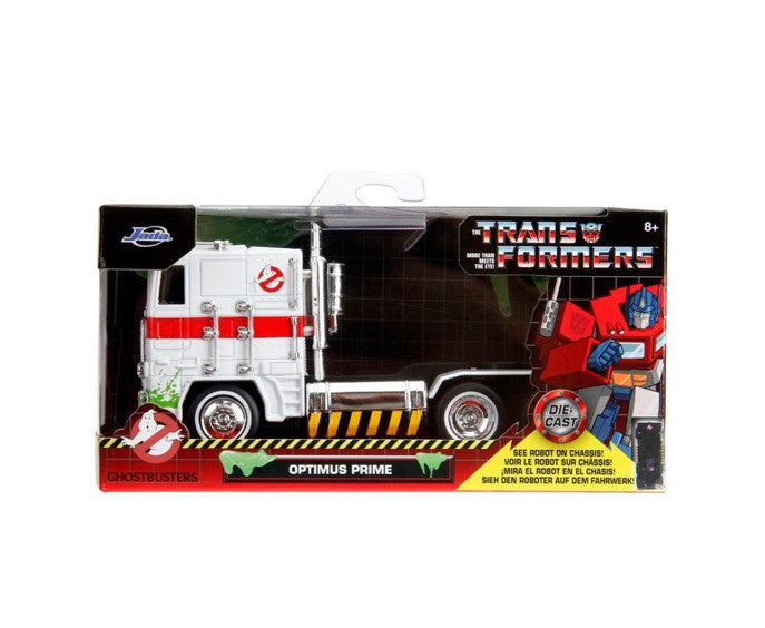 JADA 1/32 OPTIMUS PRIME X 40th Anni GHOSTBUSTERS ECTO-1 MASH-UP 35862 In Stk Mar