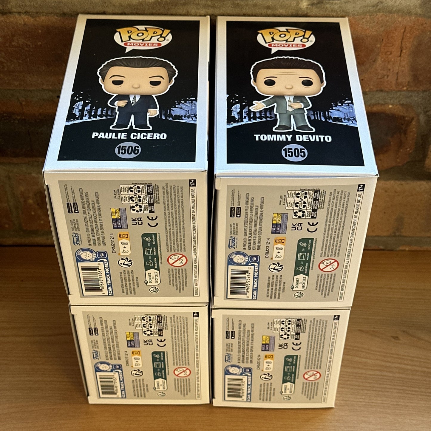 Funko Pop Movies - Goodfellas Full Set! Tommy Henry Jimmy Paulie Gangster Cult